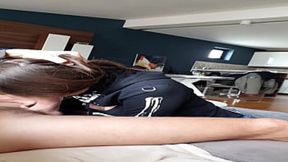 Blowjob, rimming, natural teen, deepthroat, POV, horny&#x1F975; all access XXX delight!