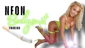 Smoking in Neon and Heels