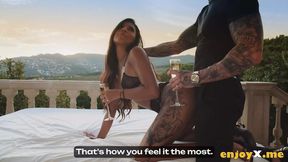 Horny&#x1F975; Andrea Retali enjoys a naughty&#x1F608; bang session at sunset Amazing HD porn!