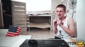 TUTOR4K. Educator is penetrated by blatant guy who invited COUGAR for fucking