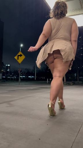 Memorable moment from &quot;Boricua Mami Thick Legs Fat Ass Big Booty BBW Angie Love LookALike Femdom Candid Walking With A&quot;