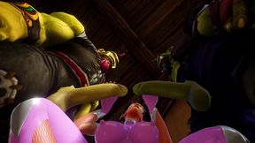 elf has a threesome with two orcs - warcraft porn parody