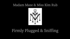 Strap on, face sitting, butt plugged slave. Dominated by two Mistress&#039;s