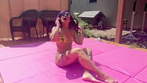 Lora cross is on a mission to eliminate DaceyBelle first fart mission
