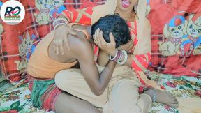 Your Bhabhi removed her Salwar Suit Palazzo and fed me milk from her breasts and started getting fucked in Hindi