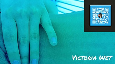 Victoria Wet - masturbation in the solarium