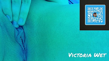 Victoria Wet - masturbation in the solarium