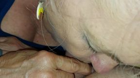 Omg!!! Old Grey-haired Granny Still Sucks Cock