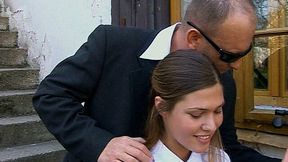 Adorable teen is seduced for sex by mature teacher
