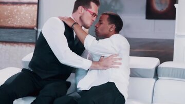 MaleNoir. - Attractive businessman gets his booty p