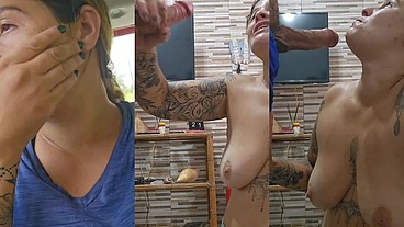 Estava saindo do depósito e um cara me ofereceu carona, conversamos bastante e Du nada eu já tava com a boca no pau dele
