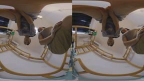 3D VR360 GIANTESS GAOYU and MARTINA buttocks flattened the dwarf towards