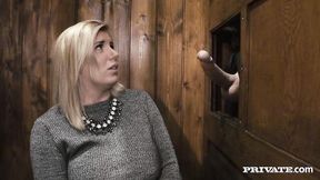 Gorgeous blonde Yuffie Yulan screwed by priest in the missionary pose