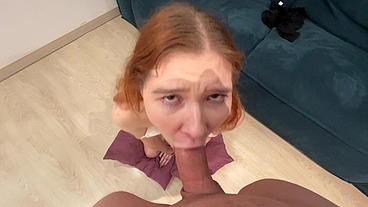 (discount 35%) What a surprise from stepbrother, she'll love what awaited her after the trip. A gloved throat, a face fuck, and pink deep holes.