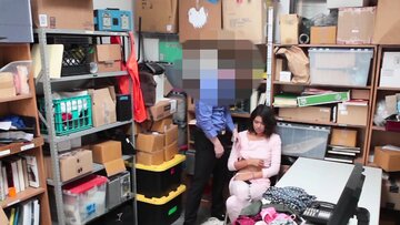 Exotic Kat Arina bent over before custody pounding