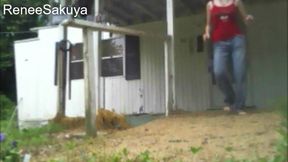 Locked Out! Pee Accident After Gardening