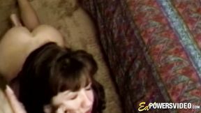 Redhead Karolina Mirasova hot and wet on bisexual threesome