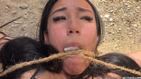 Latina Military Domination: Barby Gagged and Staked! (wmv)