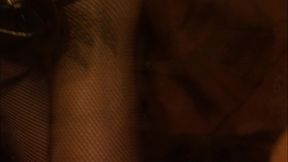 dee is a black and latina slut in lingerie fucks a big cock balls deep