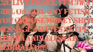 Smoking ffm three-way with strap on on Skype performance. Skype keirraandleo snap keirraleo69