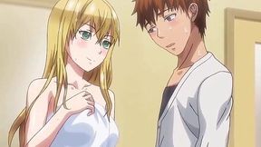 Hentai stepsister touches big cock and fucks with stepbro Uncensored