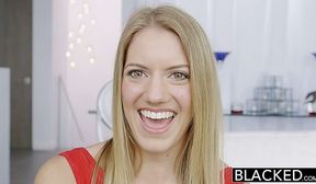 BLACKED Blonde Candice Dare Ass Fucked by Huge Black Cock