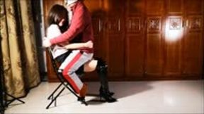 LUNA118_Lapsitting on a uniform boots girl Mina