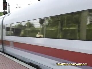 Train fucking with nasty wife