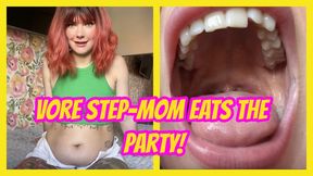Vore Step-Mom Eats The Party!