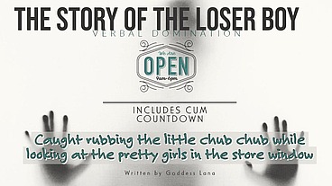 The loser boy with the little chub chub meets the super cute cruel girls at the store by Goddess Lana