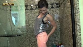 nikki next loves wetting her tight pants omorashi