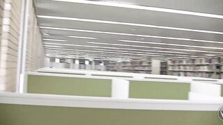 ANGELA WHITE - Huge Natural Titties point of view Outdoor Library Sex
