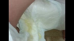 diaper pee messing around