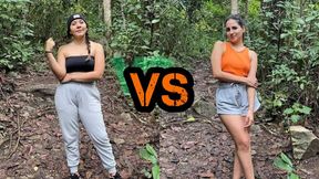 Pantsing vs wedgie in forest
