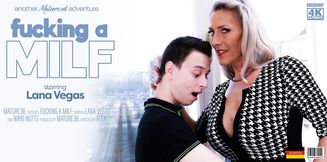 Big breasted Milf Lana Vegas loves to seduce an innocent toy boy for hot steamy sex