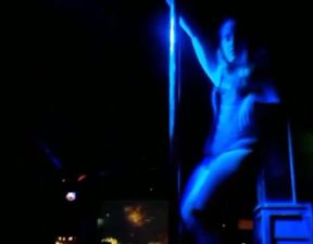 I could watch this charming bitch pole dance all night long