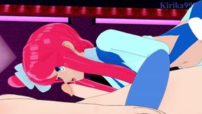 Raw XXX sex in a peep show booth - Pok&#x00E9;mon fetish freak fest