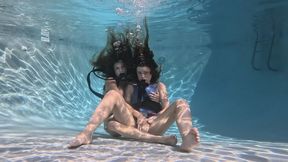 Dual Scuba Masterbation with Jasper and Nathalia