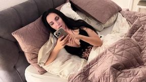 Lonely stepmom invites stepson to share a bed with her
