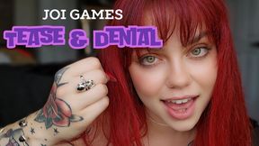 Tease and Denial JOI Game - Goddess Controls Your Cock and Ruins Orgasm - Ginger Rae - femdom - female domination - submissive - cum control - masturbation instruction