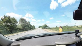 &#x88F8;&#x8DB3; hitchhiker &#x5728;&#x6211;&#x7684;&#x8F66;&#x91CC;&#x5C04;&#x7CBE;