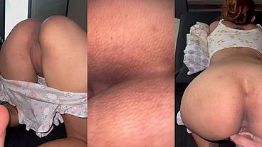 My friend ejaculates in my ass.