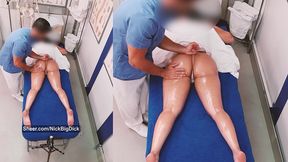 creampie - el masajista se folla a esta preciosa latina y se corre dentro de su cono
