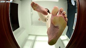 TOWERING Natasha GIGANTIC SOLES flatten punys! GIANTESS CRUSH! - MOV