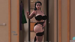Guy watches his lustful stepmom