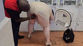 the service technician arrived to repair the laundry machines, but he thought servicing me was a better idea - big butt pawg milf big wet pussy, bbw ssbbw, thick ass, big fat ass, bbw creampie pussy