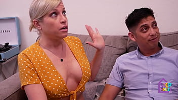 Fit Blonde Stepmom Kyla Keys Fucks Stepson