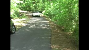 Hot Wifey Naked Jen Fucks At the Car Park! (1st half mp4)