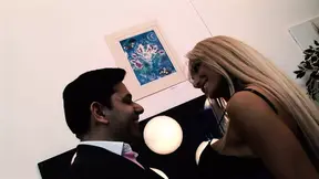 Big Boobed Blonde Amy Azurra Sucks And Fucks In Lingerie