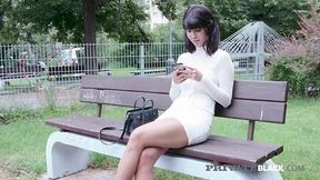 Spicy doll welcomes a two bbc for DP FMM threesome